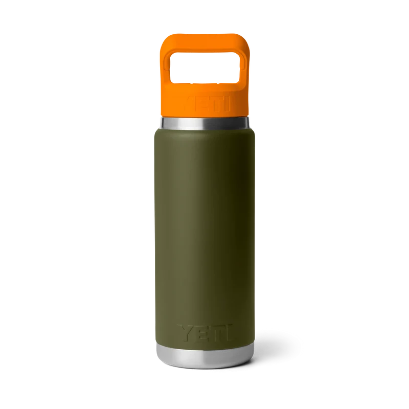 RAMBLER 26 OZ C STRAW BOTTLE Flasche OLIVE/KING CRAB ORANGE