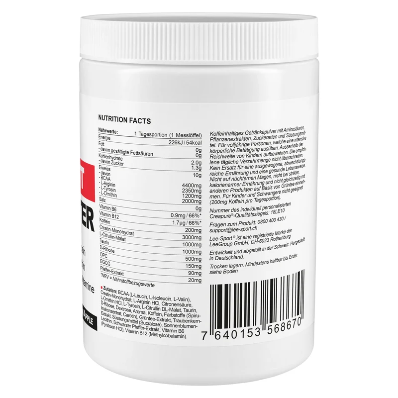 Pre Workout Amino Booster