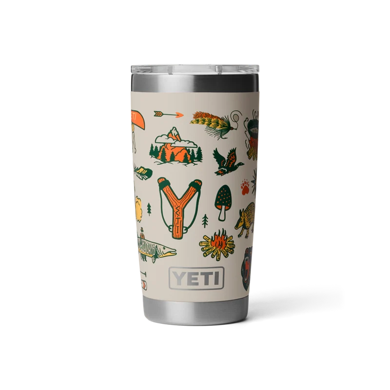RAMBLER 20 OZ TUMBLER Becher CAPE SUMMER CAMP