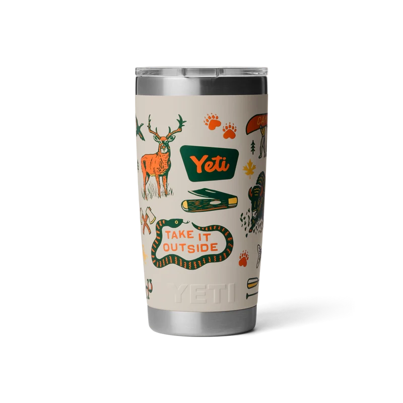 RAMBLER 20 OZ TUMBLER Becher CAPE SUMMER CAMP