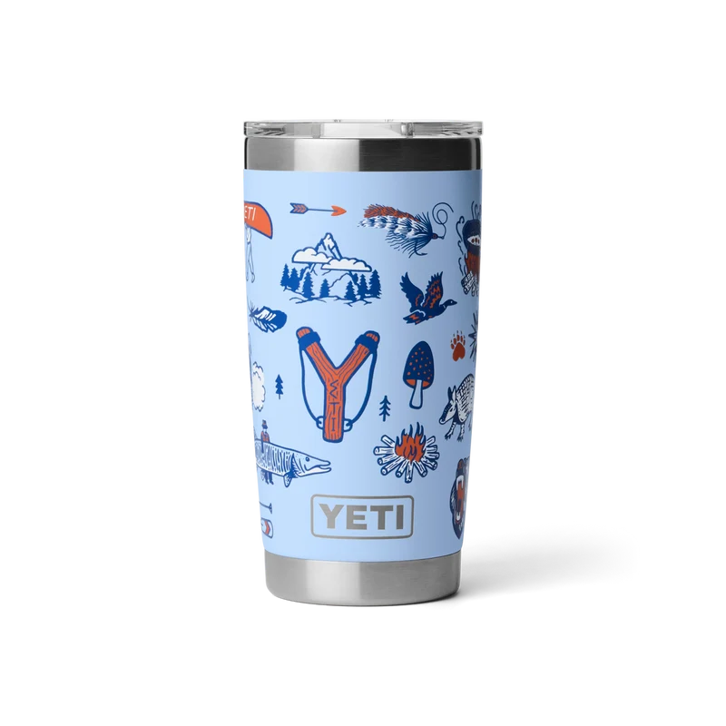 RAMBLER 20 OZ TUMBLER Becher BIG SKY SUMMER CAMP