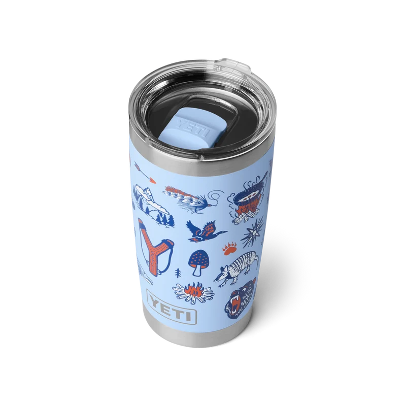 RAMBLER 20 OZ TUMBLER Becher BIG SKY SUMMER CAMP
