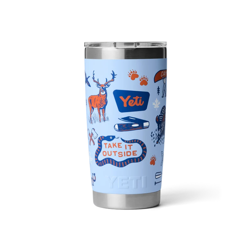 RAMBLER 20 OZ TUMBLER Becher BIG SKY SUMMER CAMP