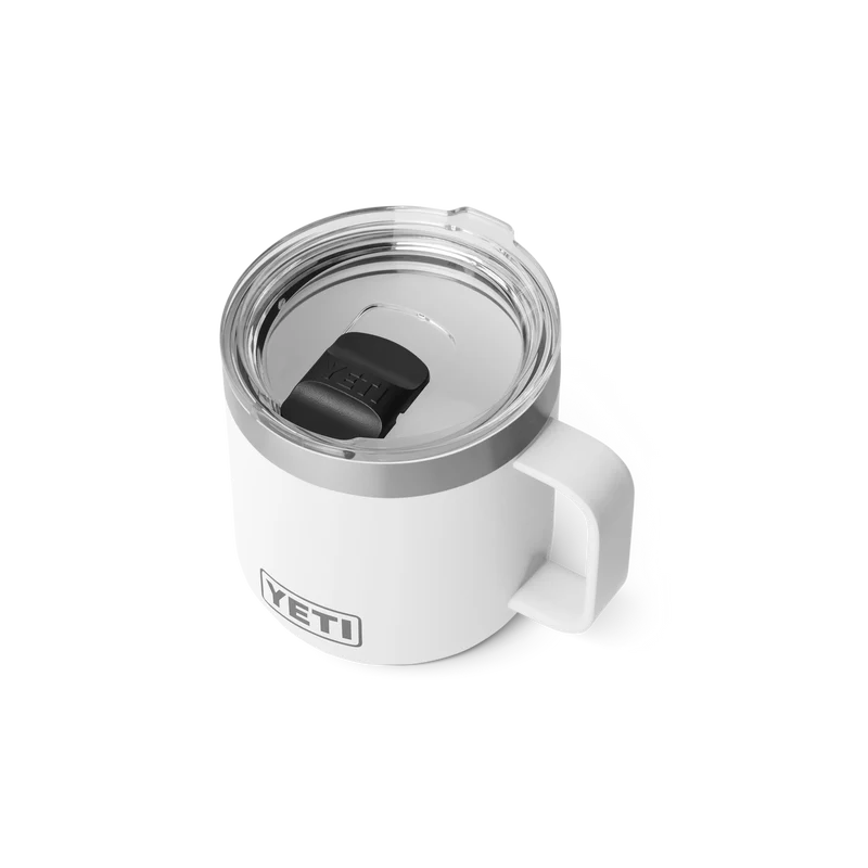 RAMBLER 14 OZ MUG Stapelbare Tasse mit Keramikbeschichtung WHITE