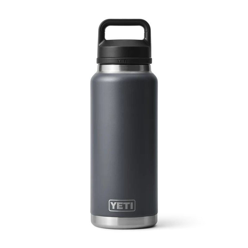 RAMBLER 36 OZ BOTTLE CHUG Flasche CHARCOAL