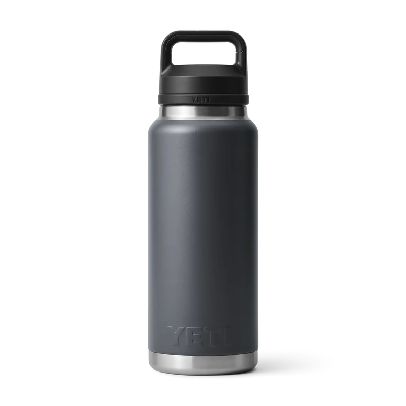 RAMBLER 36 OZ BOTTLE CHUG Flasche CHARCOAL