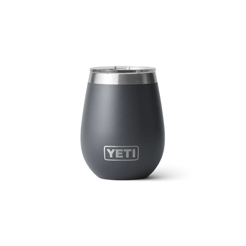 RAMBLER 10 OZ WINE TUMBLER Weinbecher CHARCOAL