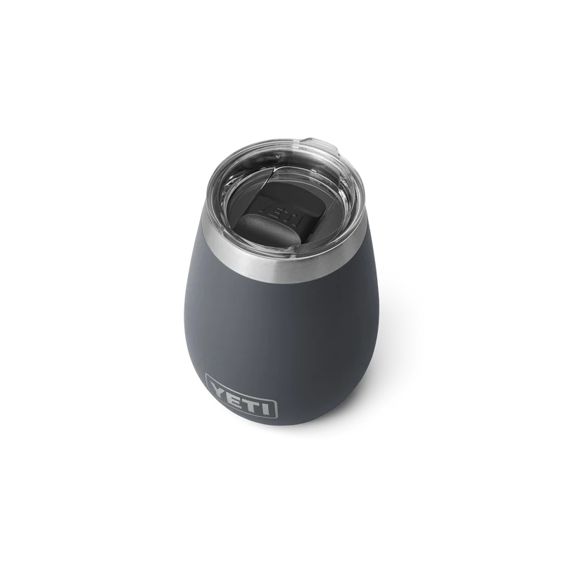 RAMBLER 10 OZ WINE TUMBLER Weinbecher CHARCOAL