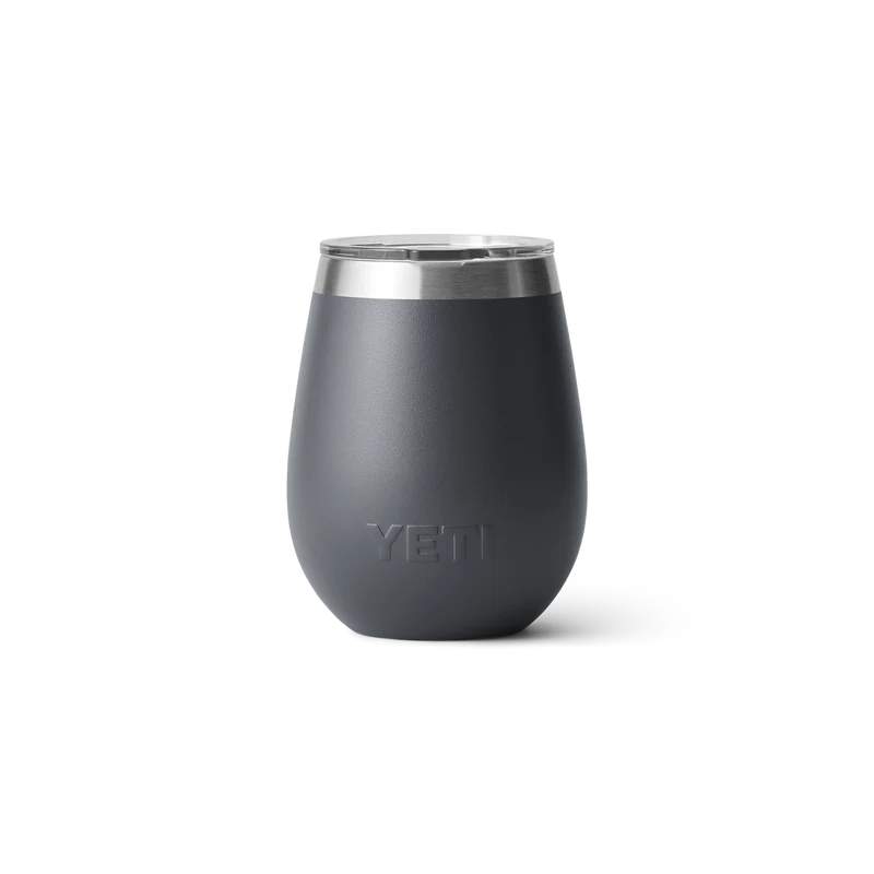 RAMBLER 10 OZ WINE TUMBLER Weinbecher CHARCOAL