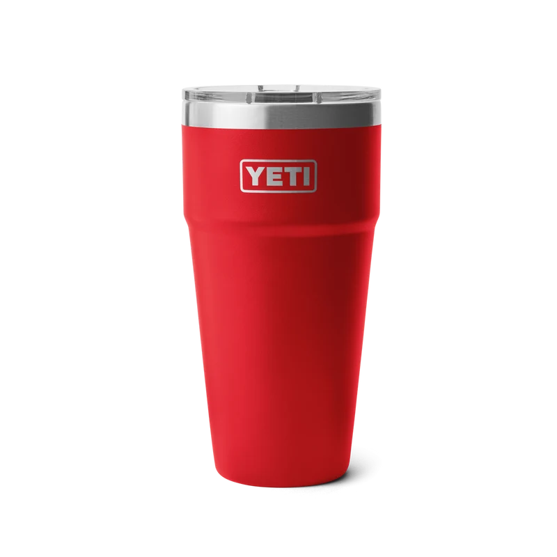 RAMBLER 30 OZ STACKABLE CUP Stapelbarer Becher RESCUE RED