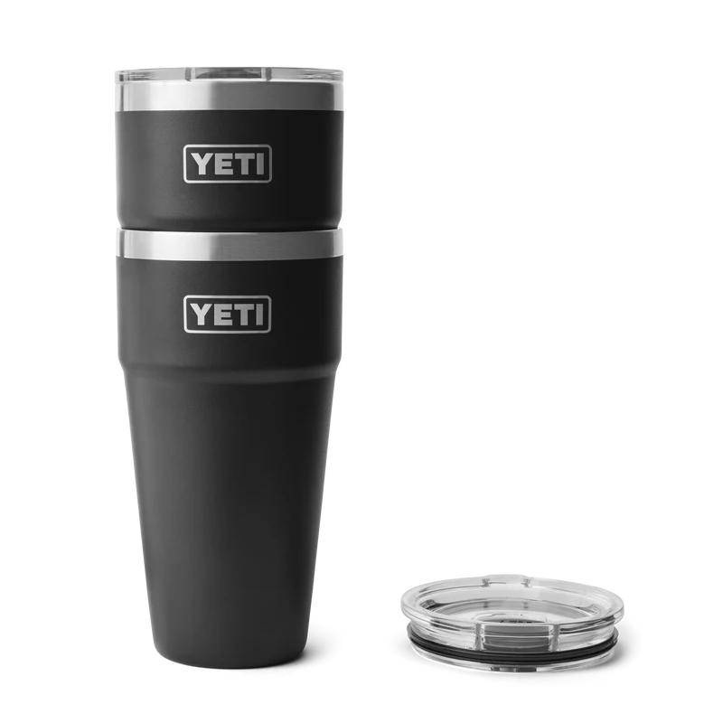 RAMBLER 30 OZ STACKABLE CUP Stapelbarer Becher BLACK