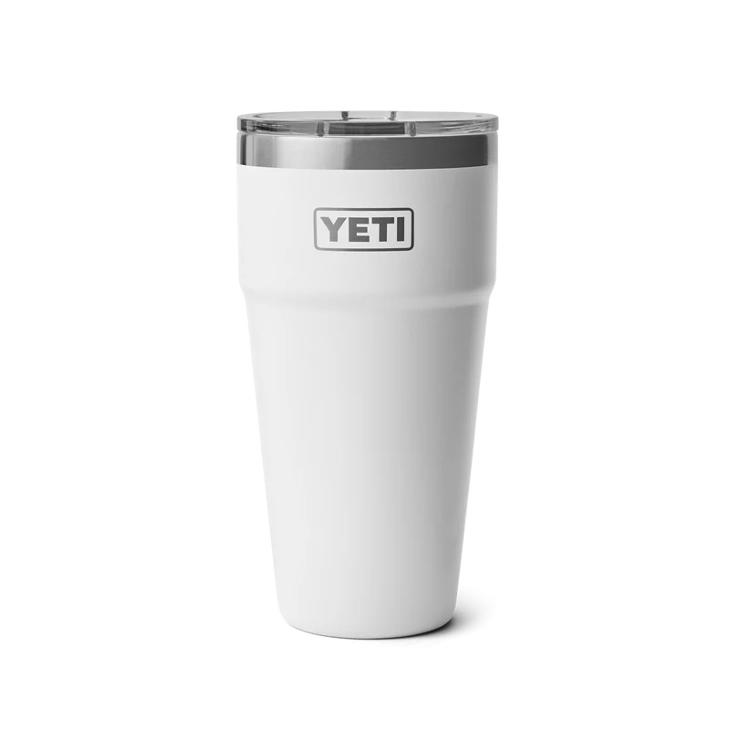 RAMBLER 30 OZ STACKABLE CUP Stapelbarer Becher WHITE
