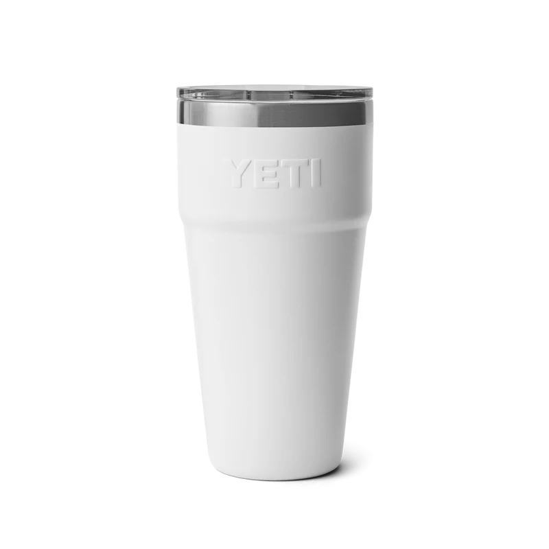 RAMBLER 30 OZ STACKABLE CUP Stapelbarer Becher WHITE