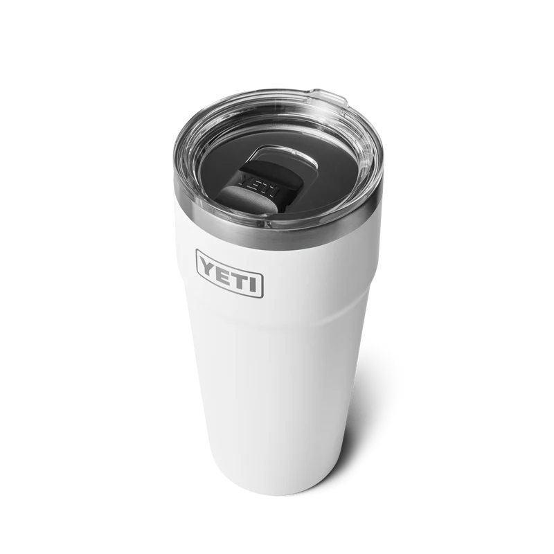 RAMBLER 30 OZ STACKABLE CUP Stapelbarer Becher WHITE