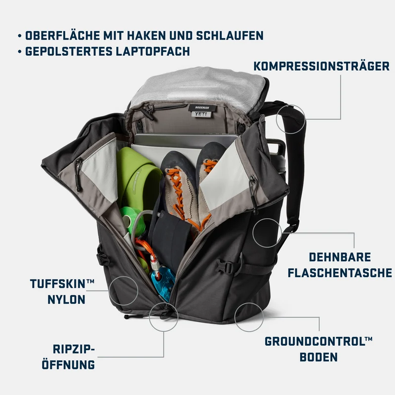 RANCHERO 22 L Rucksack BLACK