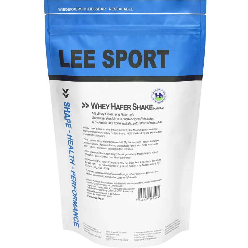 Whey Hafer Shake