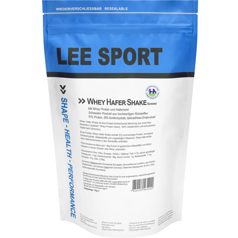 Whey Hafer Shake