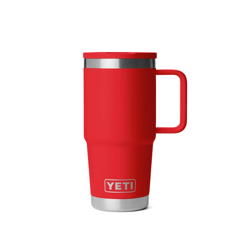 RAMBLER 20 OZ TRAVEL STRAW MUG Reisebecher RESCUE RED