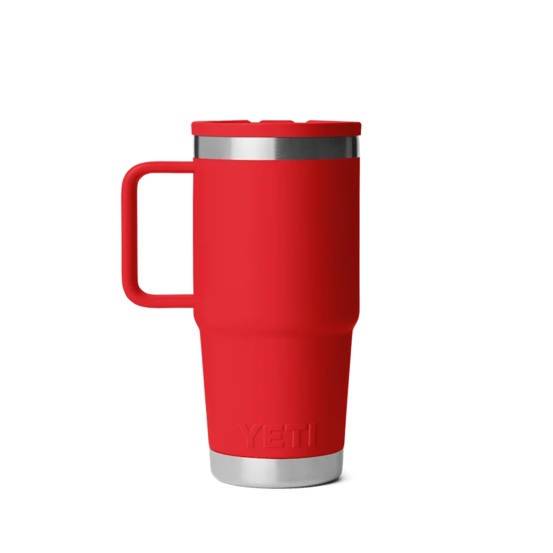 RAMBLER 20 OZ TRAVEL STRAW MUG Reisebecher RESCUE RED