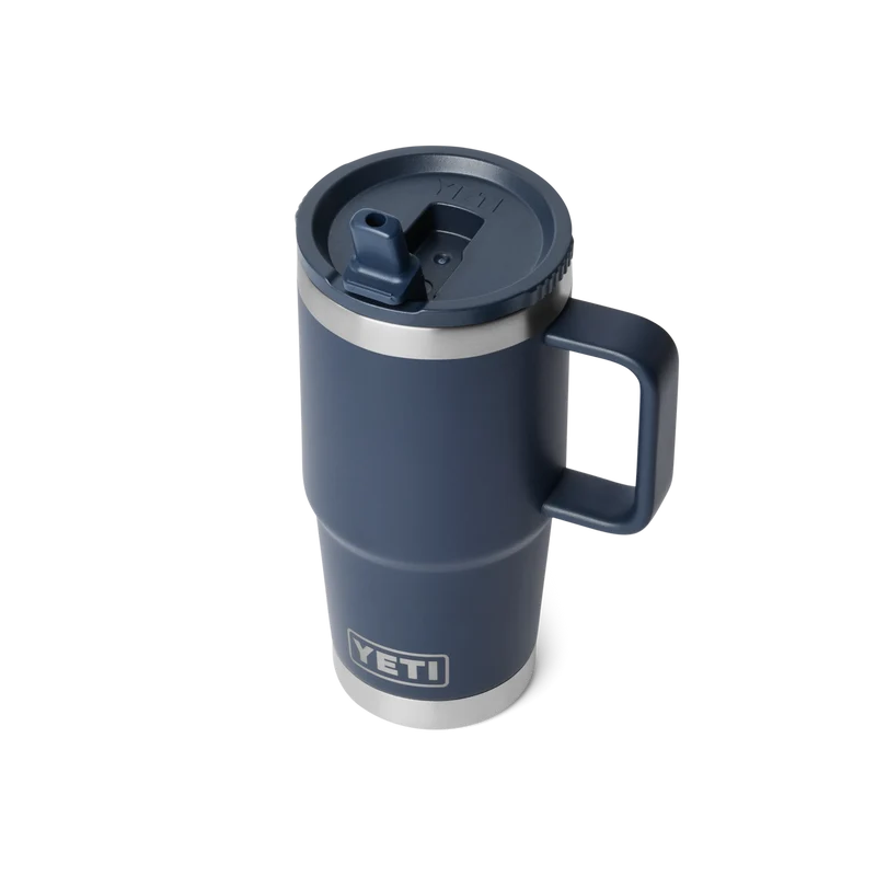 RAMBLER 20 OZ TRAVEL STRAW MUG Reisebecher NAVY