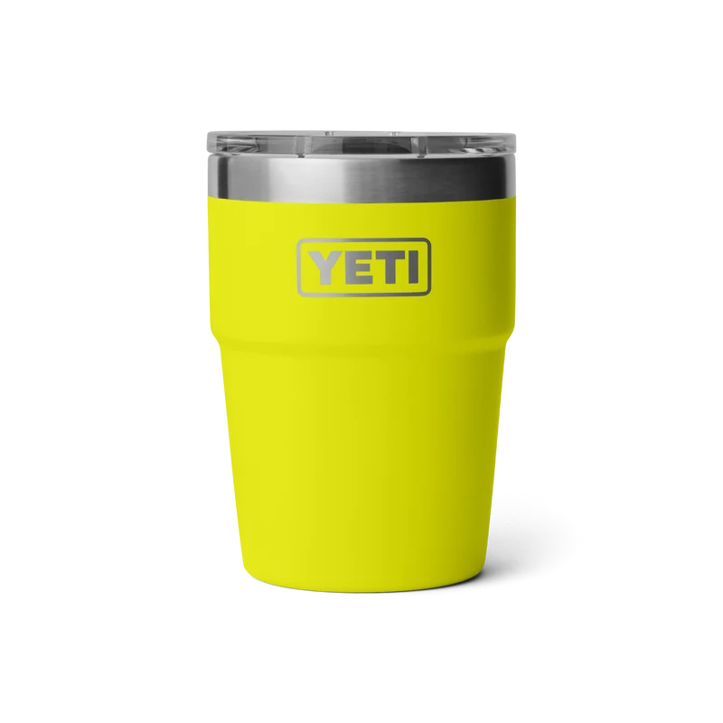 RAMBLER 16 OZ STACKABLE CUP Stapelbarer Becher FIREFLY YELLOW