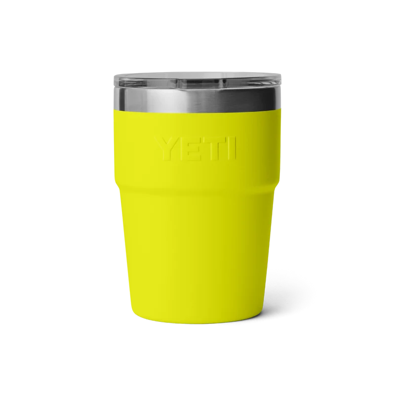 RAMBLER 16 OZ STACKABLE CUP Stapelbarer Becher FIREFLY YELLOW