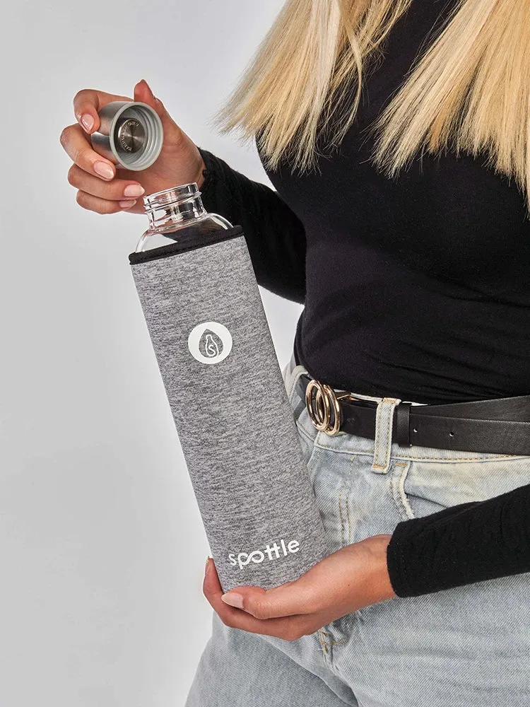 Trinkflasche Glas mit Neoprenhülle – 750 ml