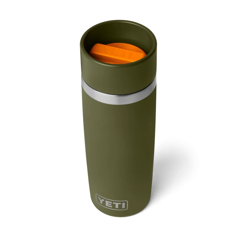 RAMBLER 16 OZ HOTSHOT TRAVEL BOTTLE Reise Flasche OLIVE/KING CRAB ORANGE