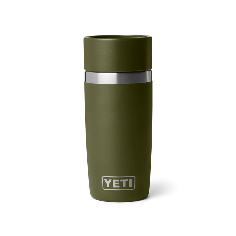 RAMBLER 12 OZ HOTSHOT TRAVEL BOTTLE Reise Flasche OLIVE/KING CRAB ORANGE