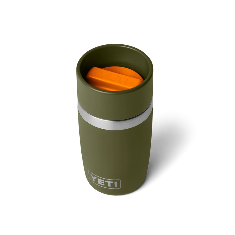 RAMBLER 8 OZ HOTSHOT TRAVEL BOTTLE Reise Flasche OLIVE/KING CRAB ORANGE