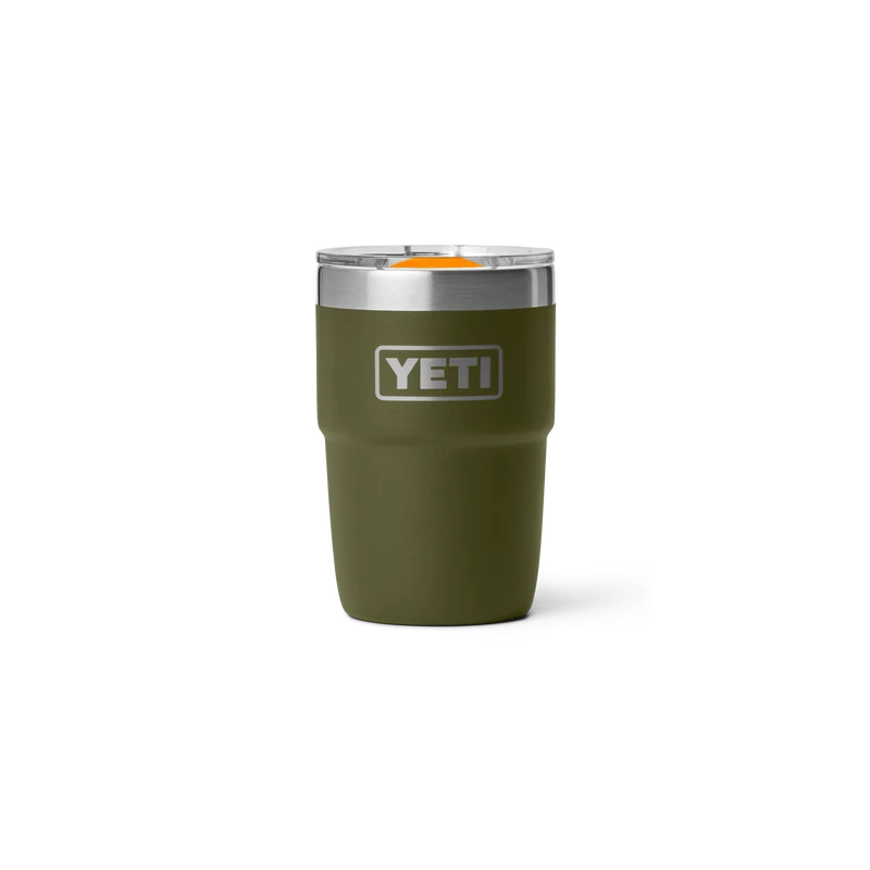 RAMBLER 8 OZ stapelbare Tasse mit Keramikbeschichtung OLIVE/KING CRAB ORANGE