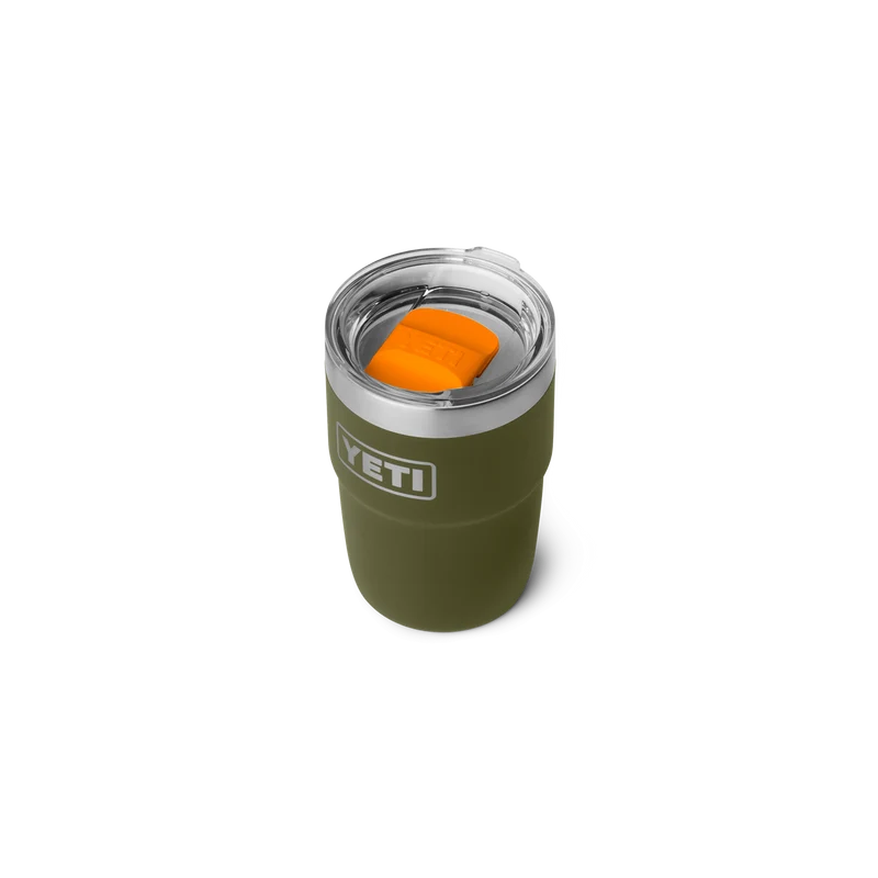 RAMBLER 8 OZ stapelbare Tasse mit Keramikbeschichtung OLIVE/KING CRAB ORANGE