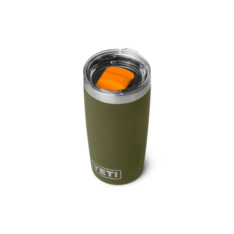 RAMBLER 10 OZ TUMBLER Becher OLIVE/KING CRAB ORANGE