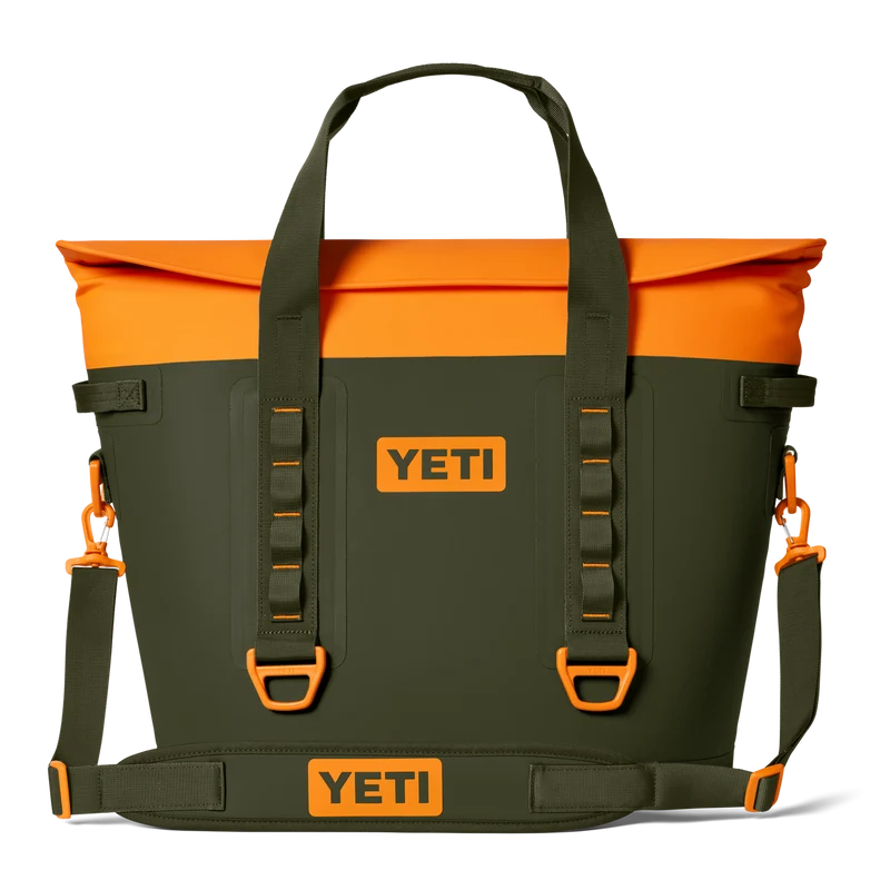 HOPPER M30 Kühltasche in Shopper Form groß OLIVE/KING CRAB ORANGE