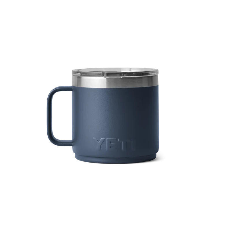 RAMBLER 14 OZ MUG Stapelbare Tasse mit Keramikbeschichtung NAVY