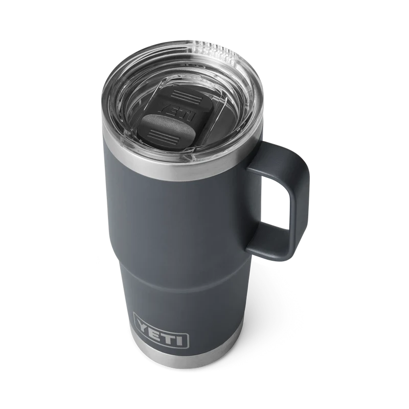 RAMBLER 20 OZ TRAVEL MUG Reisebecher CHARCOAL