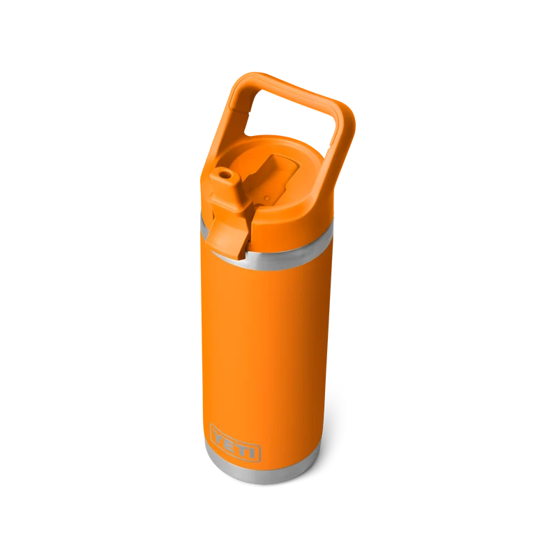 RAMBLER 18 OZ C STRAW BOTTLE Flasche mit Trinkhalmdeckel KING CRAB ORANGE