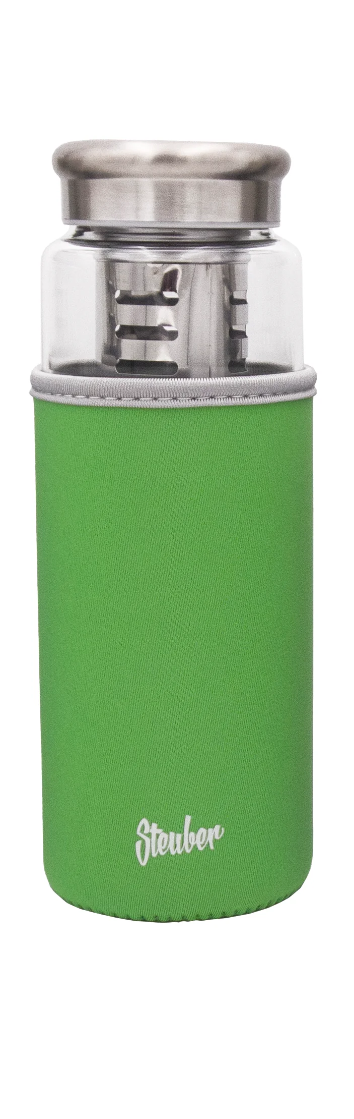 Trinkflasche 750 ml mit Filtereinsatz und Tasche