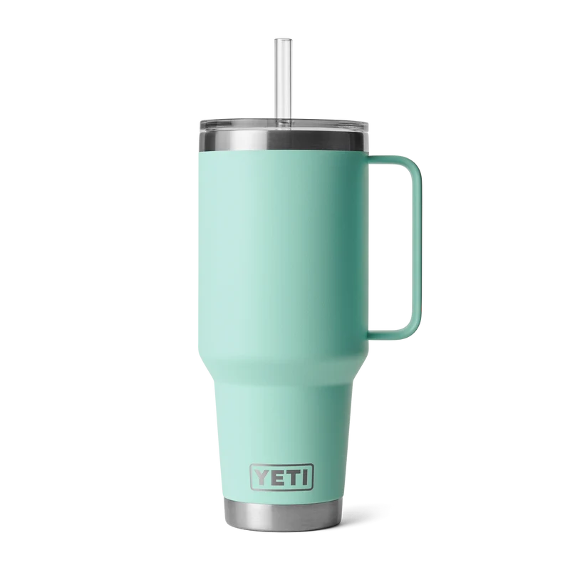 RAMBLER 42 OZ STRAW MUG Trinkbecher SEAFOAM