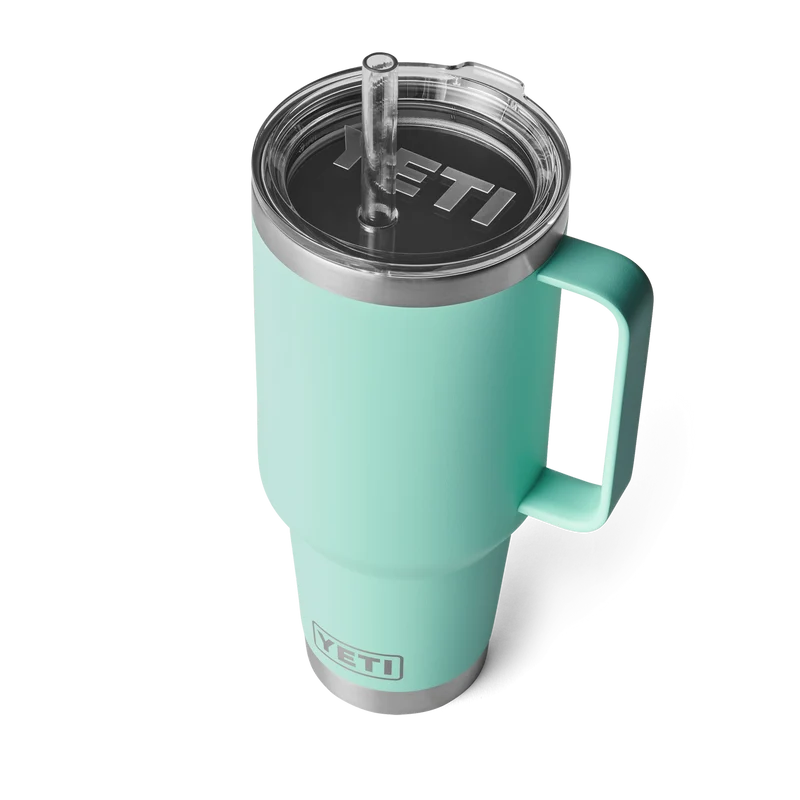 RAMBLER 42 OZ STRAW MUG Trinkbecher SEAFOAM