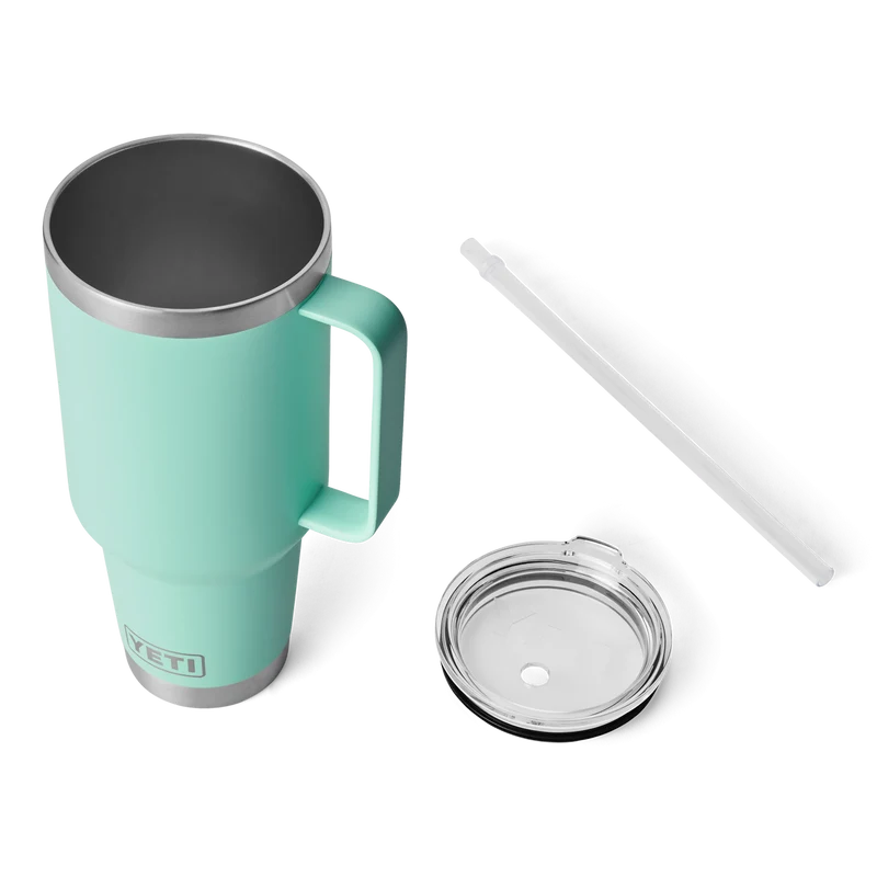 RAMBLER 42 OZ STRAW MUG Trinkbecher SEAFOAM