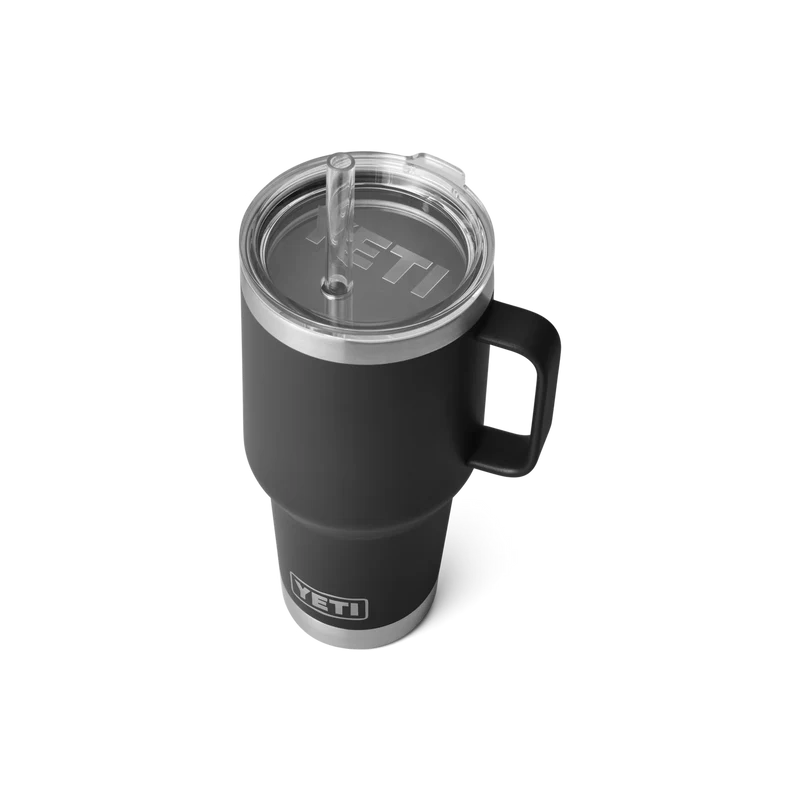RAMBLER 35 OZ STRAW MUG Trinkbecher BLACK