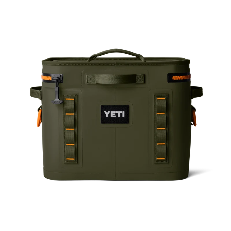 HOPPER FLIP 18 Klassische Kühltasche groß mit Schulter Gurt OLIVE/KING CRAB ORANGE