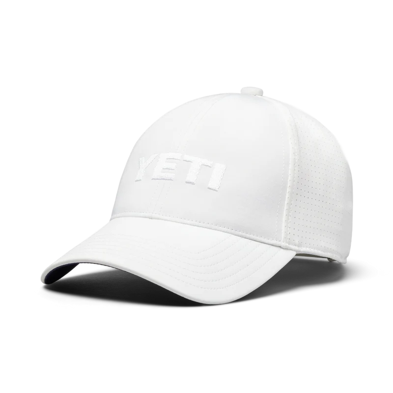 YETI Logo Performance Cap Strukturiert WHITE