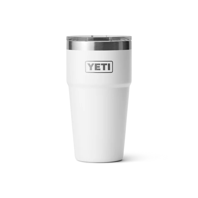 RAMBLER 20 OZ STACKABLE CUP Stapelbarer Becher WHITE
