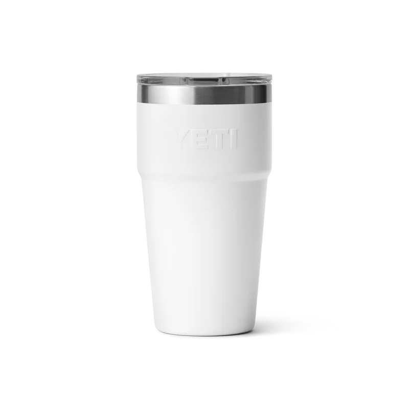 RAMBLER 20 OZ STACKABLE CUP Stapelbarer Becher WHITE