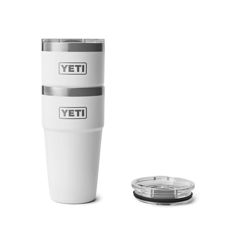 RAMBLER 20 OZ STACKABLE CUP Stapelbarer Becher WHITE