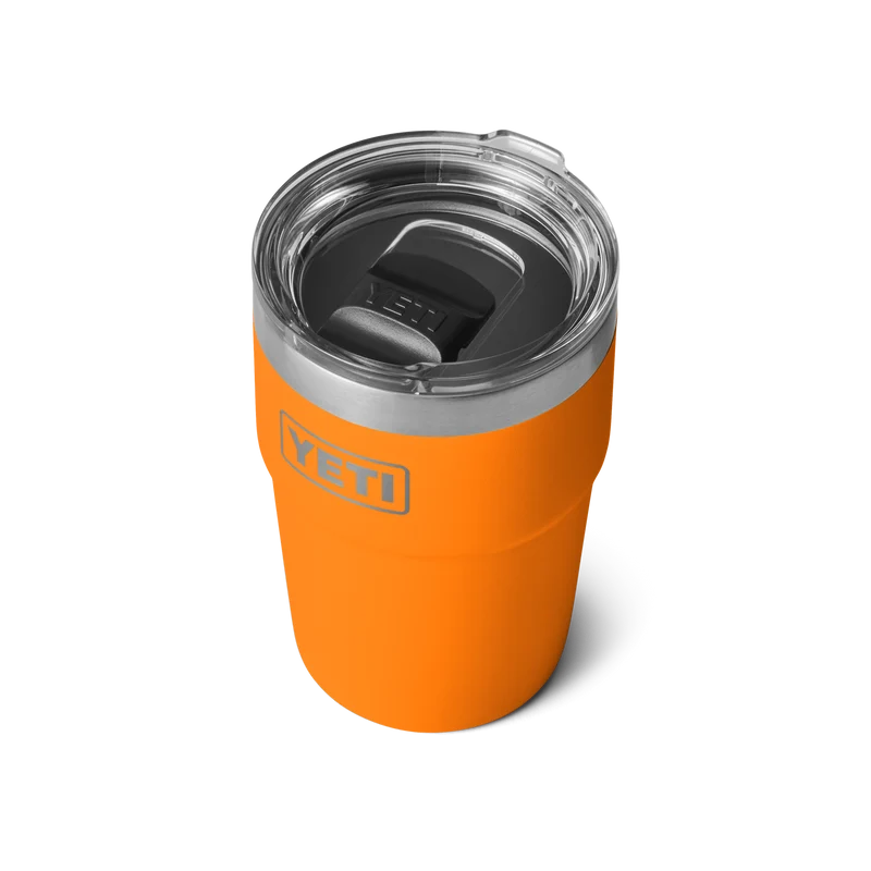 RAMBLER 16 OZ STACKABLE CUP Stapelbarer Becher KING CRAB ORANGE