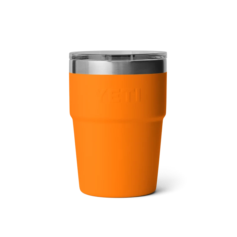 RAMBLER 16 OZ STACKABLE CUP Stapelbarer Becher KING CRAB ORANGE