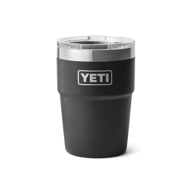 RAMBLER 16 OZ STACKABLE CUP Stapelbarer Becher BLACK